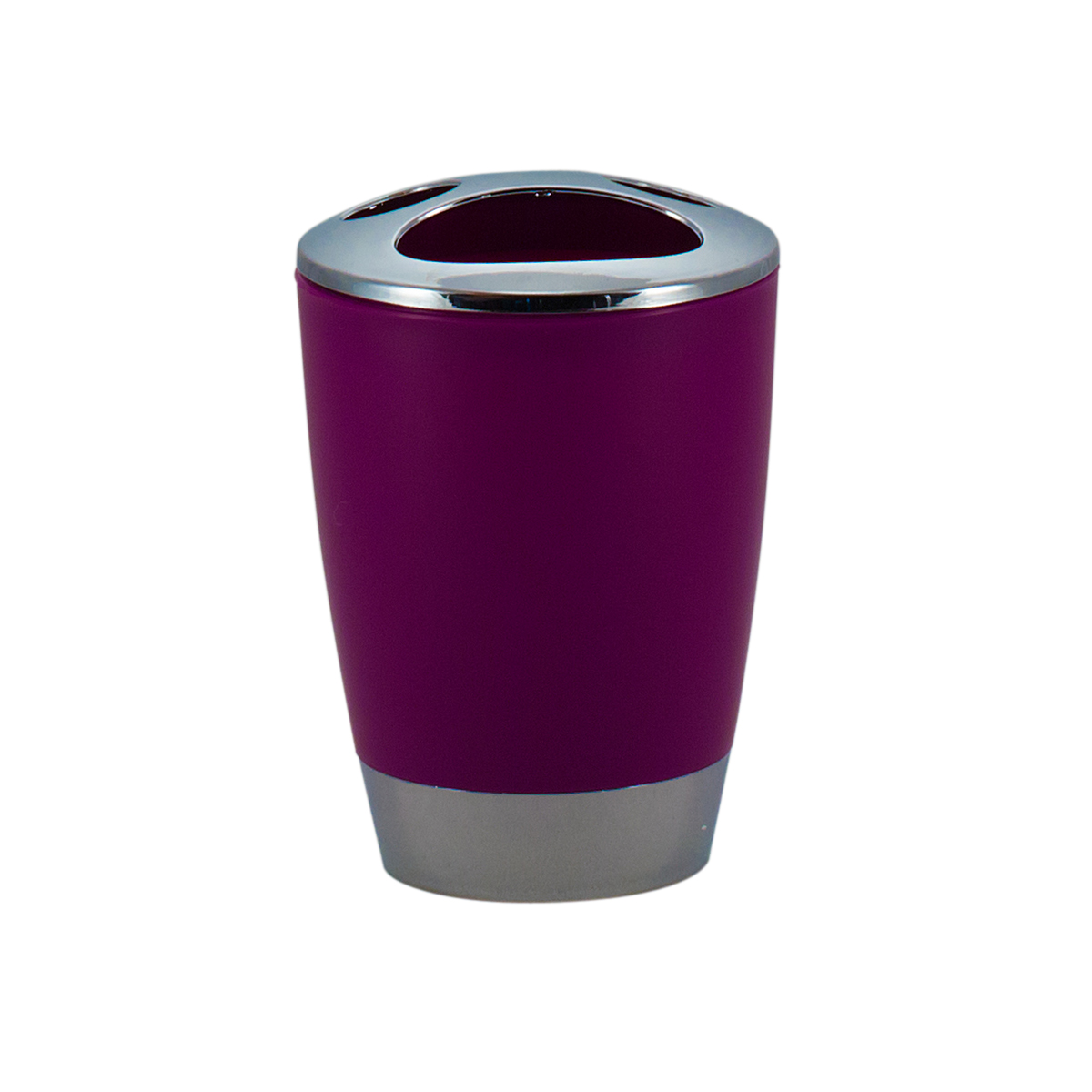 Стакан для ванной комнаты "альма" пласт. (фиолетовый) (1/12) "аквадекор" attp-2100vl-02