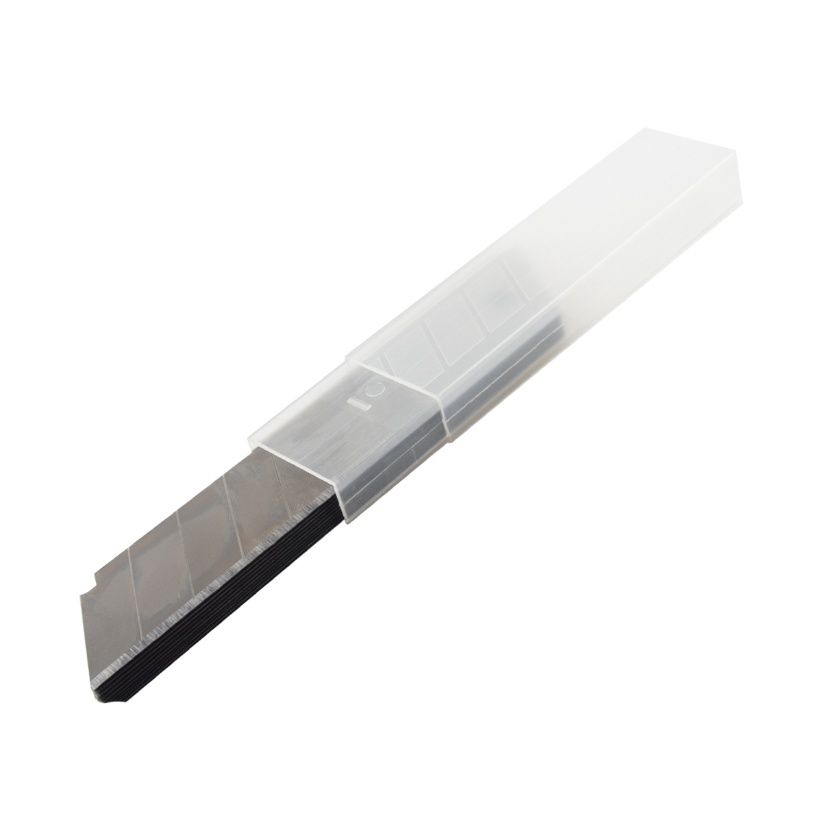 Лезвия запасные для ножа пистолетного 25 мм  набор 10 шт. (12/96)  "шабашка" 034-4081