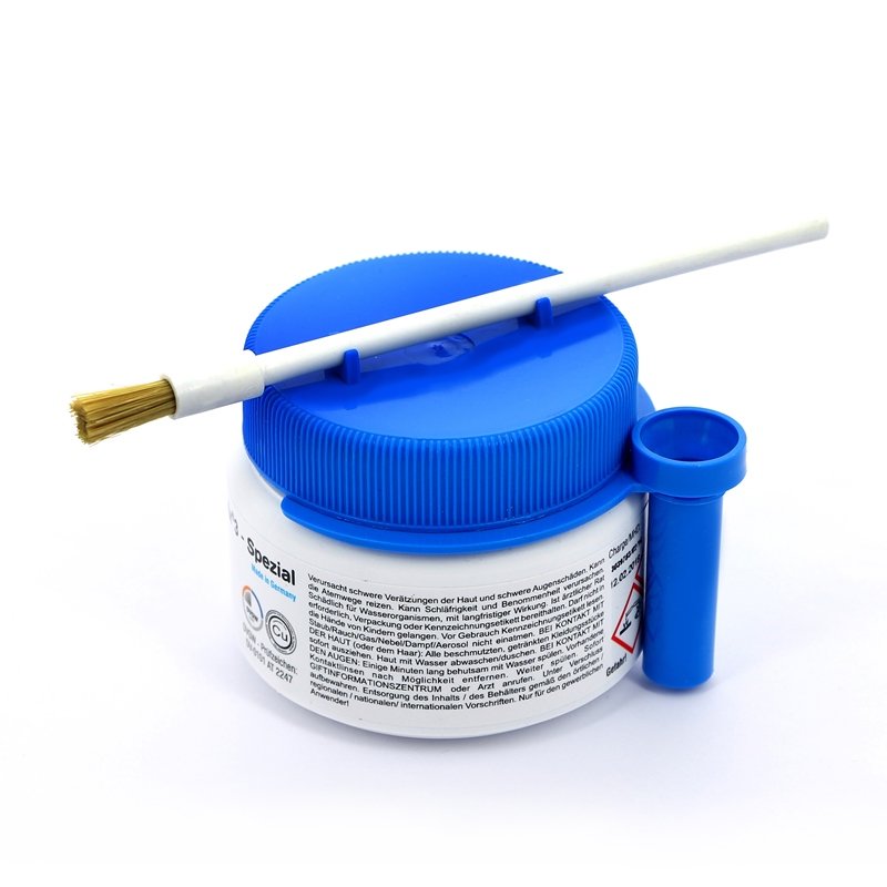 Флюс-паста с добавлением мягкого припоя Cu-Rofix®3-Spezial с держателем для кисточки