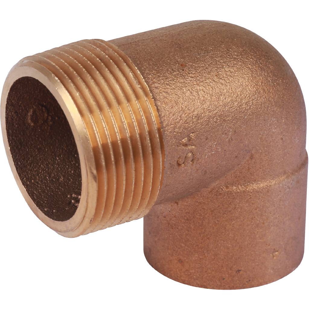 Угол переходной 35x1 1/4" (НР) SANHA под пайку бронзовый 1409235114