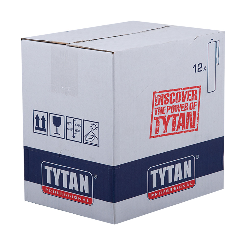 Клей монтажный для панелей и молдингов каучуковый бежевый 310 мл (12) "tytan professional"