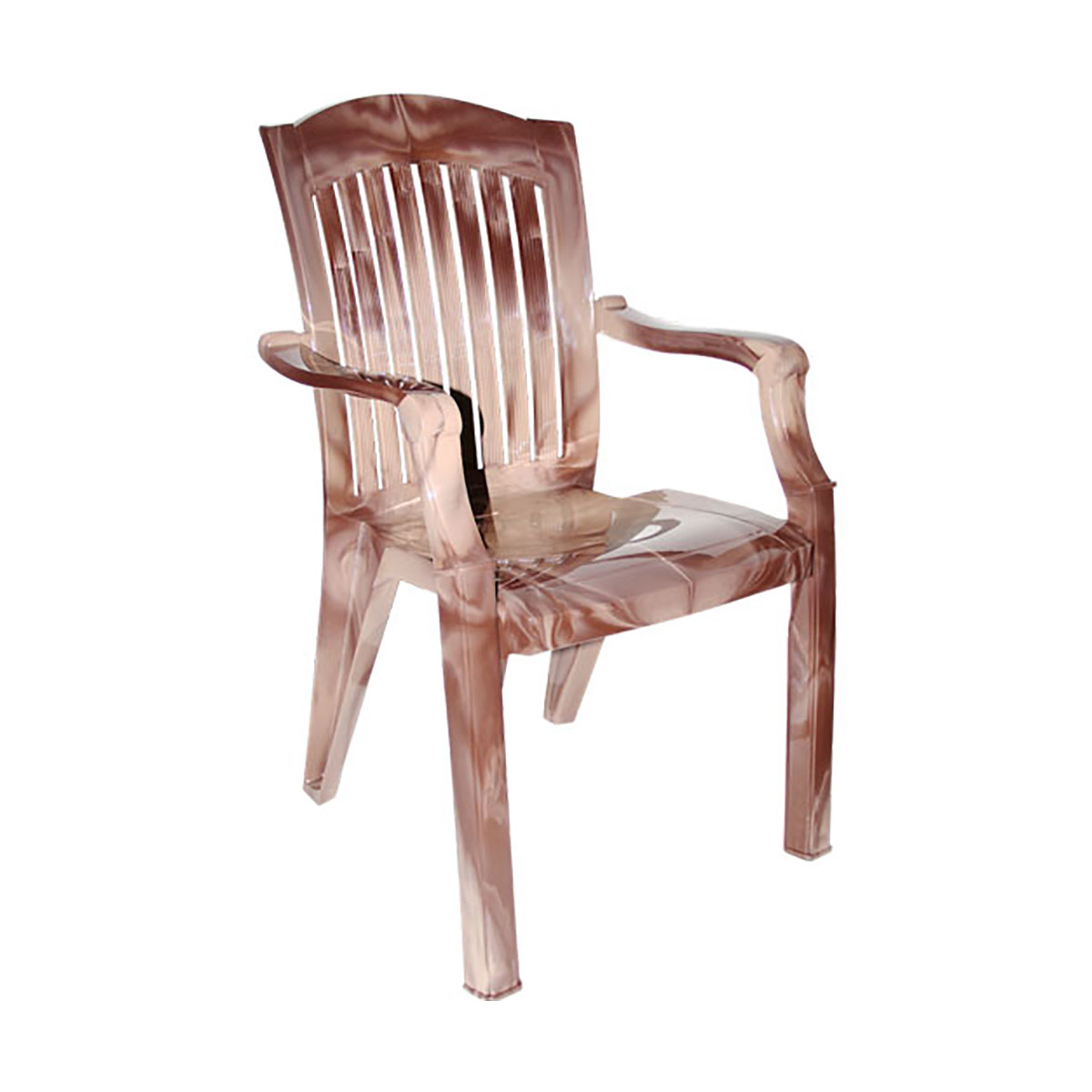 Кресло пласт. "премиум-1" лессир (макоре) (1) "стандарт пластик"