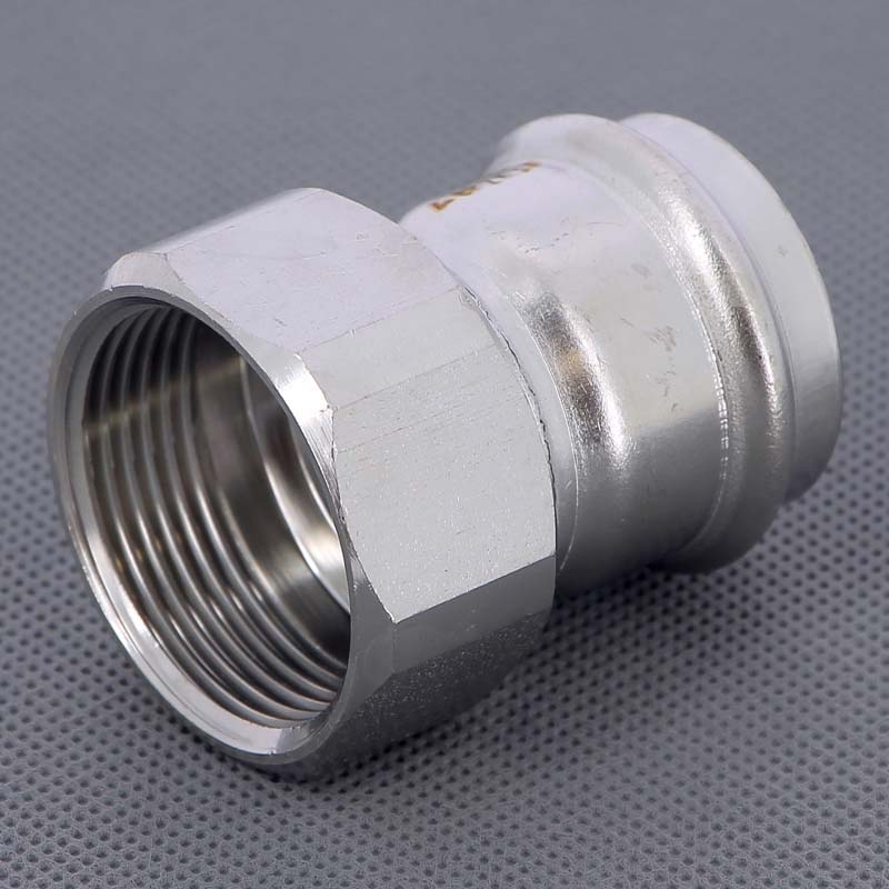 Муфта пресс-В 35х1"1/4 нержавеющая сталь Sanpress Inox VIEGA