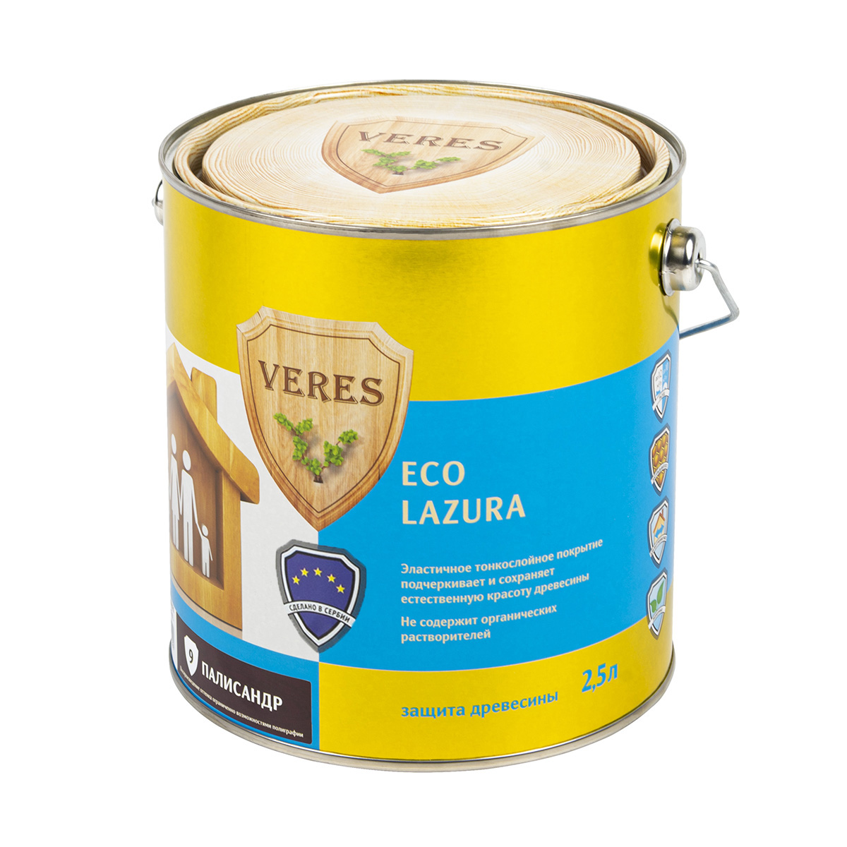 Верес эко № 9 палисандр  2,5 л (1/4) "veres"