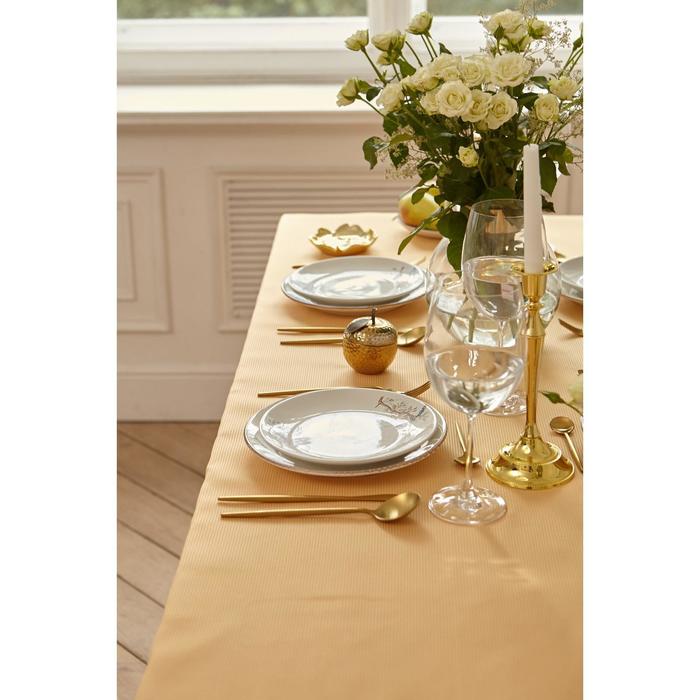 Скатерть "этель" lines 150*250 см (бежевый) (1/12) 6974125