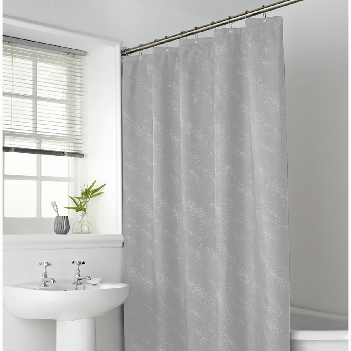 Штора для ванной 180*200 см (полиэстер) "salvo" (1/20) "swensa" swc-80-15