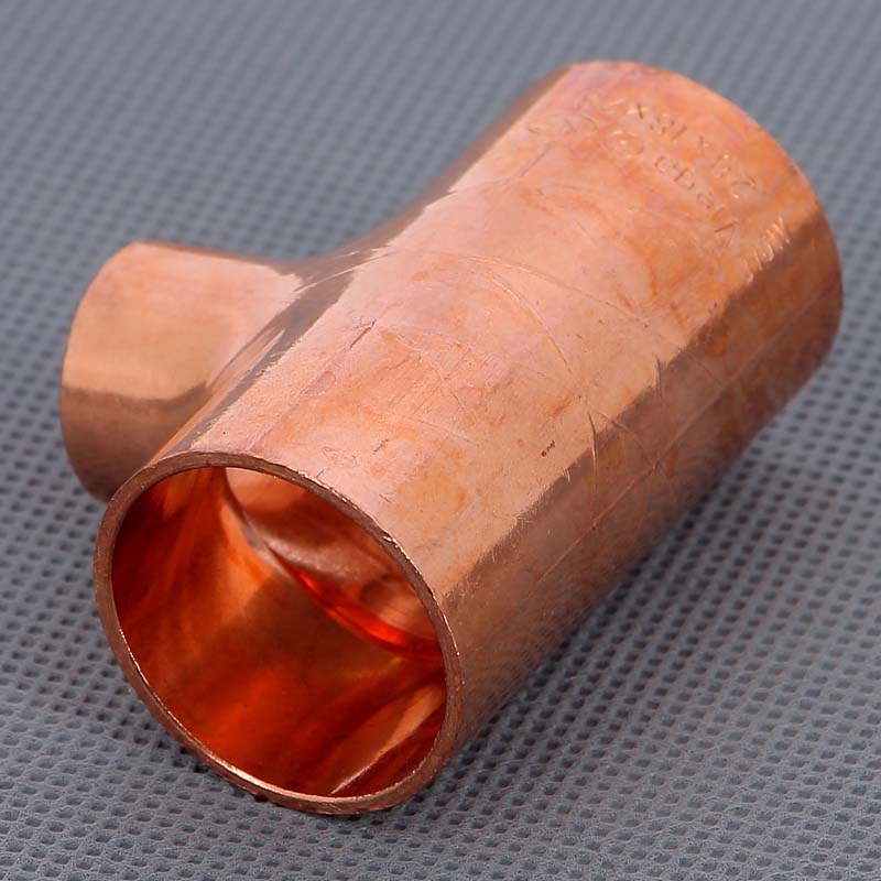 Тройник переходной под пайку 28 х 18 х 28 мм VIEGA медный