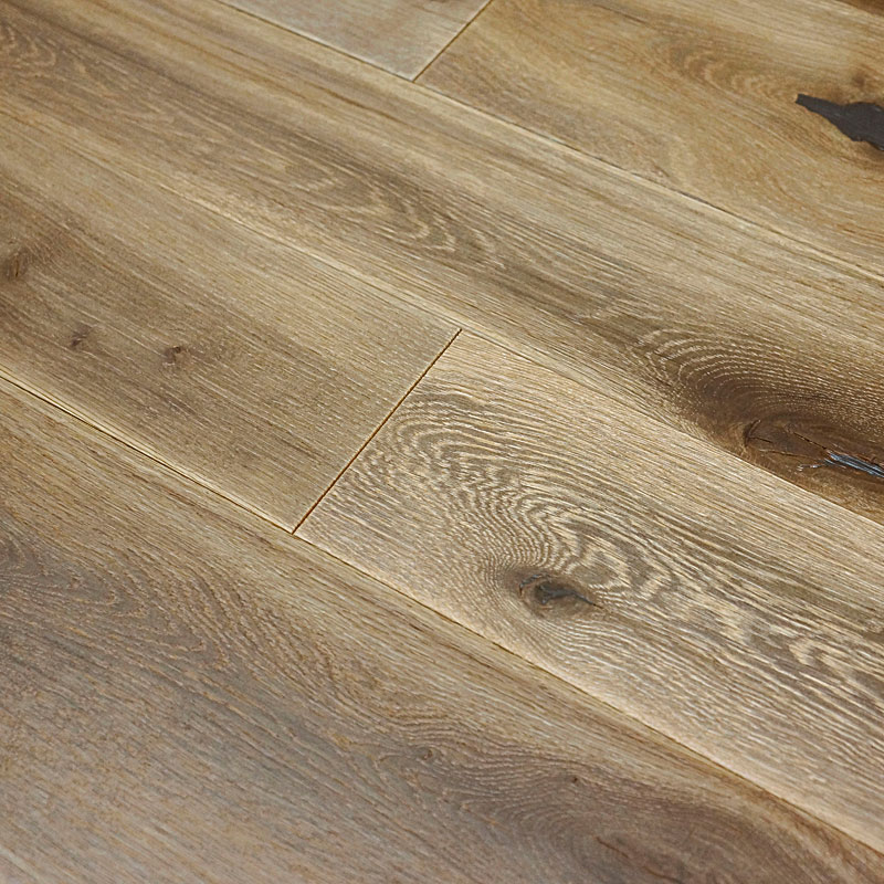 CHALLE 2-х слойная (шип-паз) Дуб Квебек Аббат (Oak Quebec Abbot) Кантри Лак 400-1500 x 160 x 15 / 1.92м2