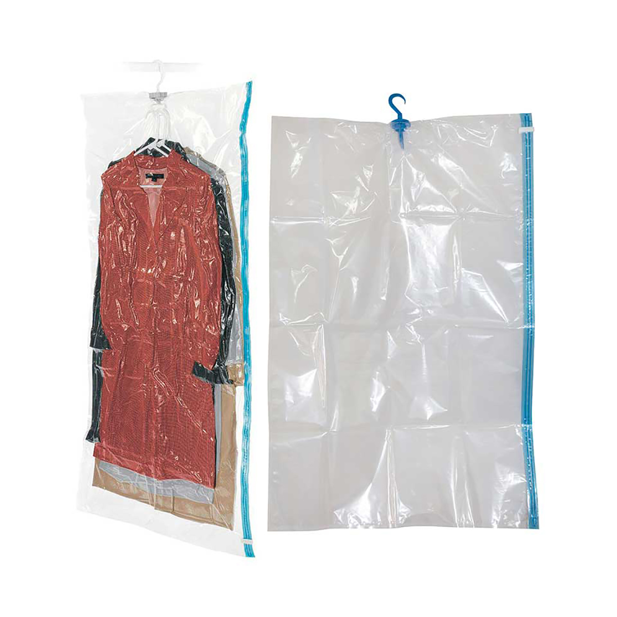 Пакет вакуумный с клапаном и вешалкой 70*145 см (1/10/50) "рыжий кот" vb6