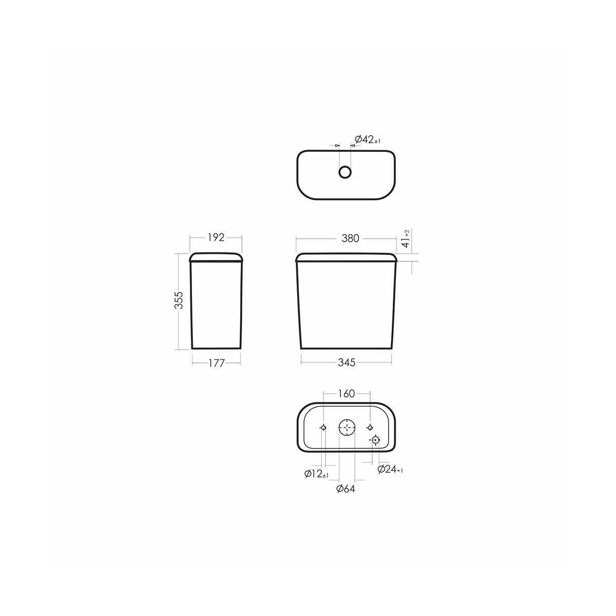 Унитаз напольный "стандарт" комфорт белый "sanita" wc.cc/standart/2-dm/wht.g/s1