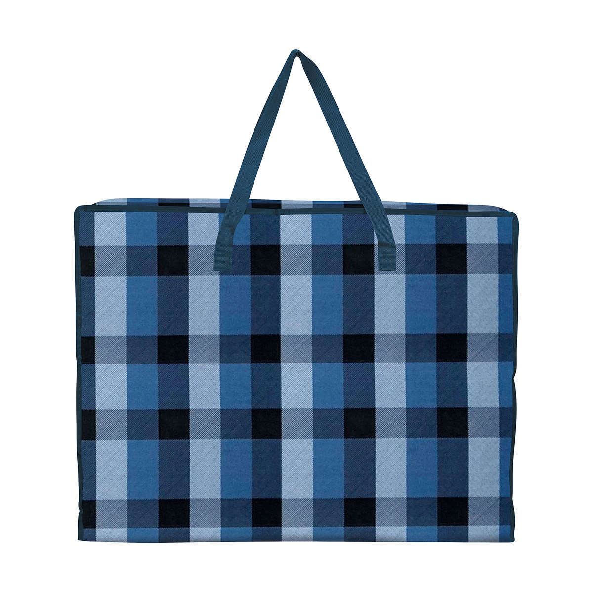 Сумка хозяйственная на молнии 60*45*20 см (полипропилен) (1/12/240) "рыжий кот"