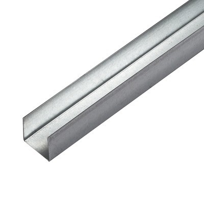 Профиль направляющий металлический для ГКЛ ГВЛ Гипсокартона ППН 27х28х0,5мм L3м Rezar