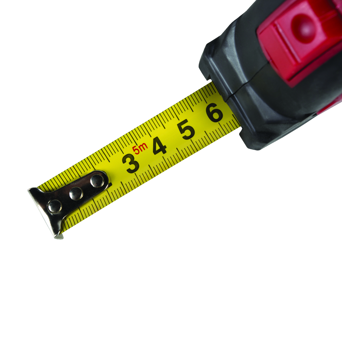 Рулетка с автостопом, двухкомп. корпус  5 м/19 мм (1/10/100) "кедр"  018-0519