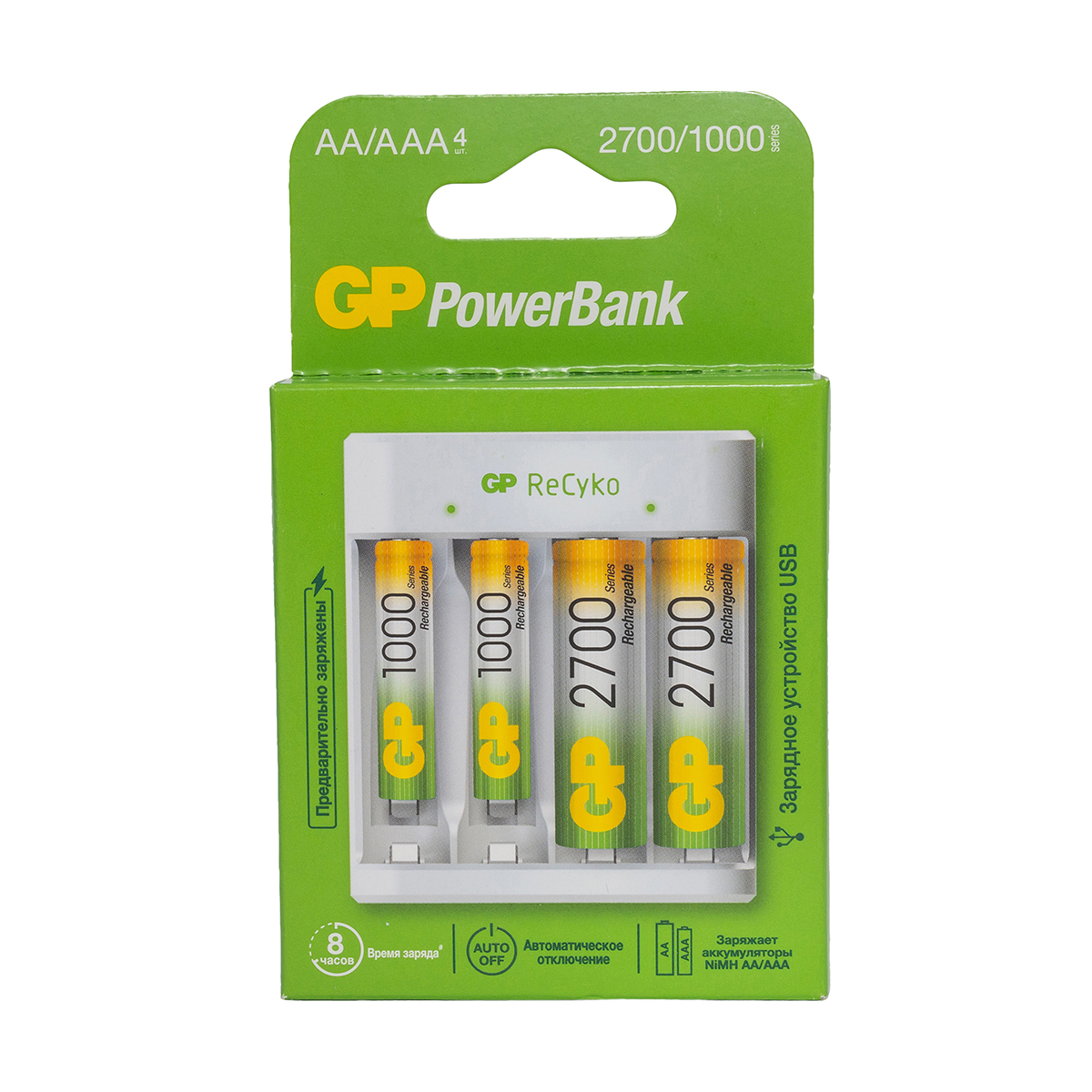 Зарядное устройство gp powerbank e411270/100-2crb4 (1/12)