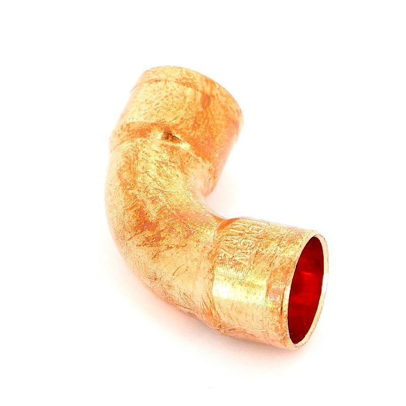 Отвод двухраструбный 90° VIEGA пайка 10 мм медный