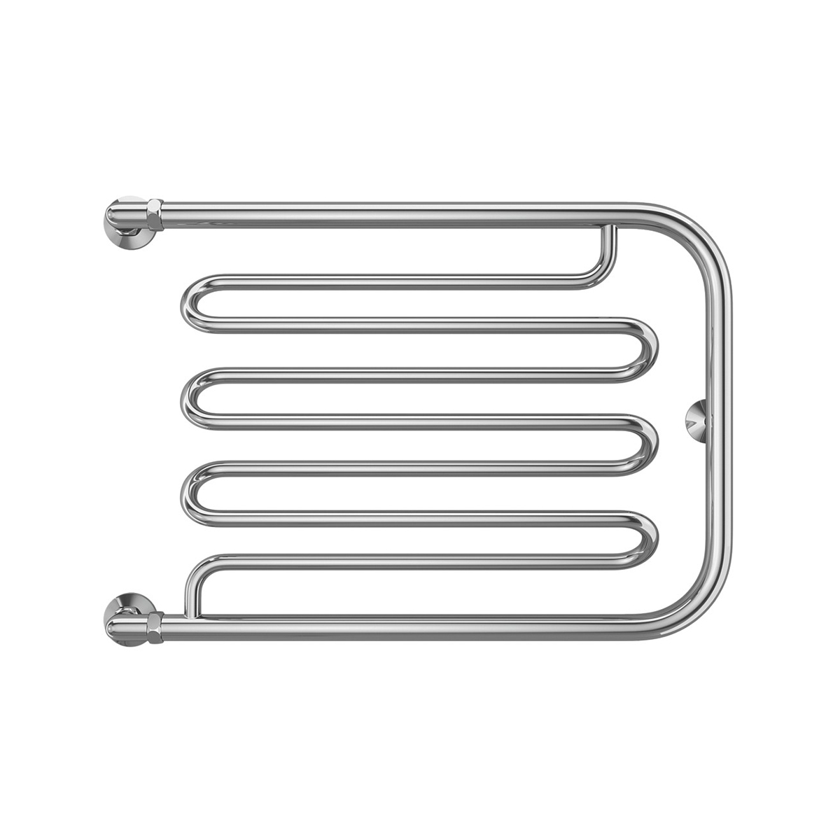Полотенцесушитель водяной "фокстрот-лиана aisi" 500*700 (хром) "terminus"