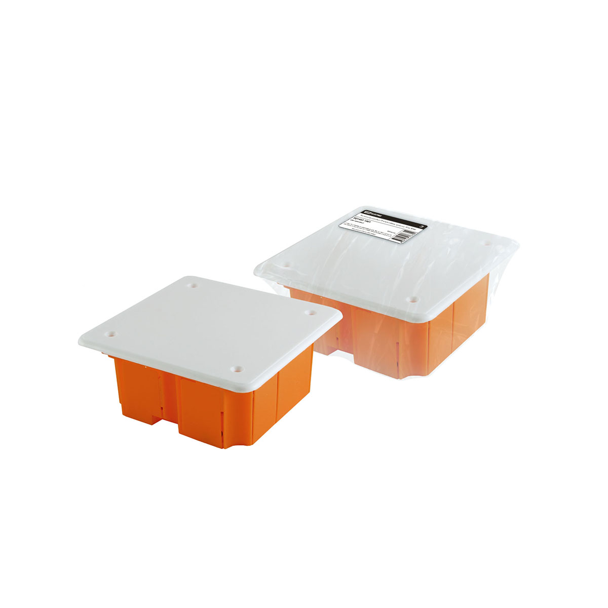 Коробка распаячная для твердых стен сп 92*92*40 мм, с крышкой, ip20 (1/126) tdm sq1402-1001