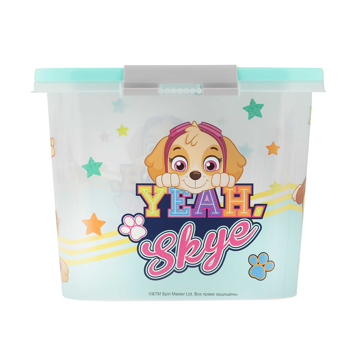 Контейнер "щенячий патруль" 15 л прямоуг. с крышкой (1/8) "альтернатива"  м8146