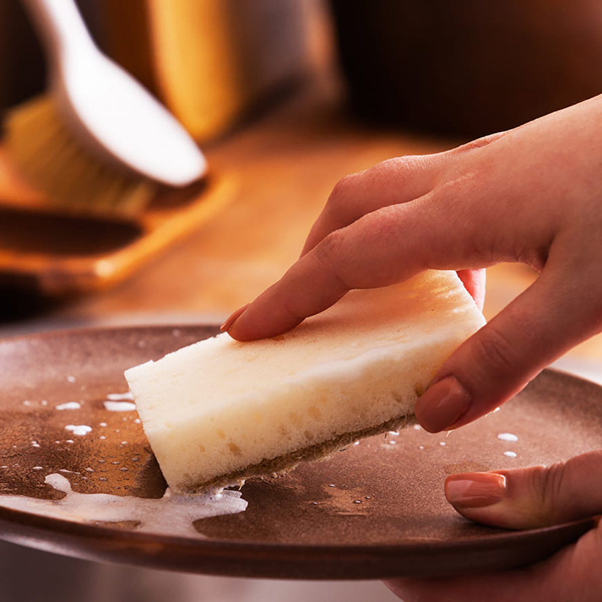 Губки для посуды "эко натурал" упак. 2 шт. (1/28) "york"