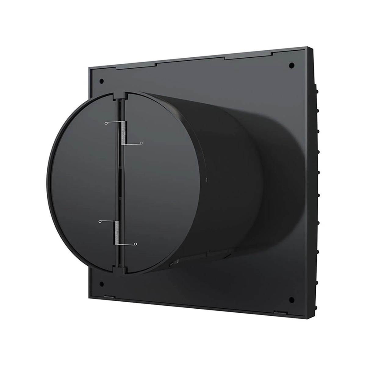 Вентилятор silent 4c matt black осевой с обратным клапаном d100 декоративный (1/16) "diciti"