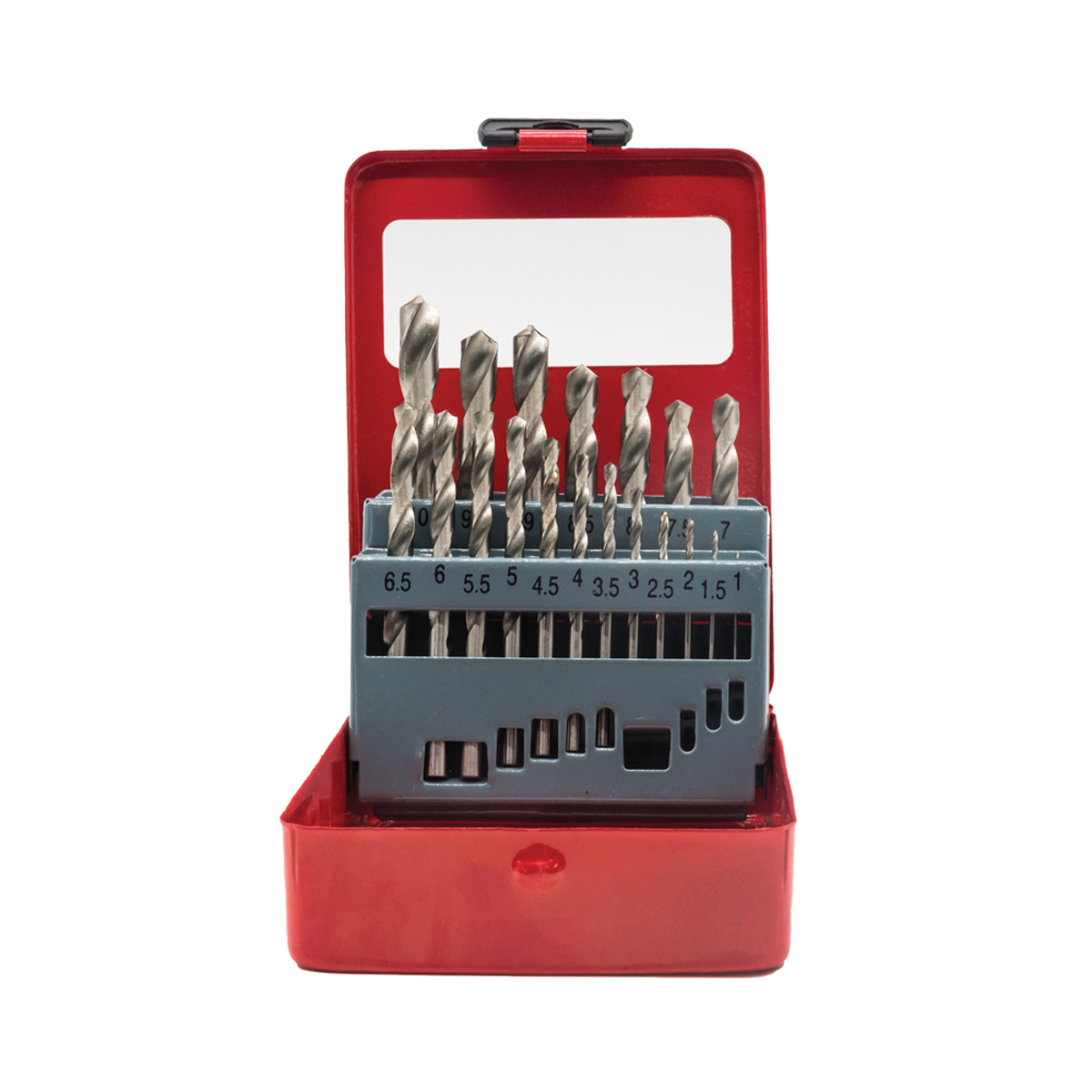 Сверла по металлу (набор 19 шт.) 1-10 мм (1/20) "кедр" 063-9012