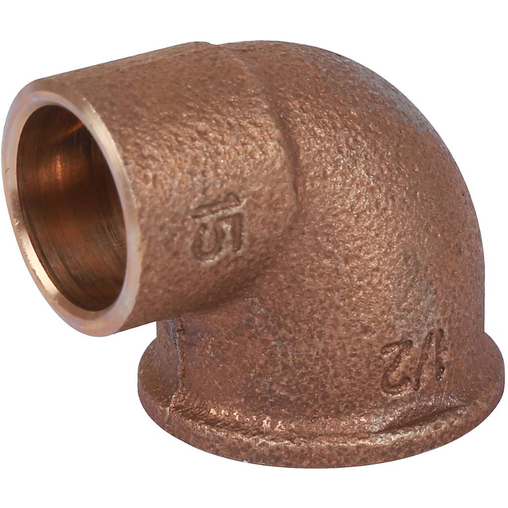 Угол переходной 15x1/2" (ВР) SANHA под пайку бронзовый 140901512