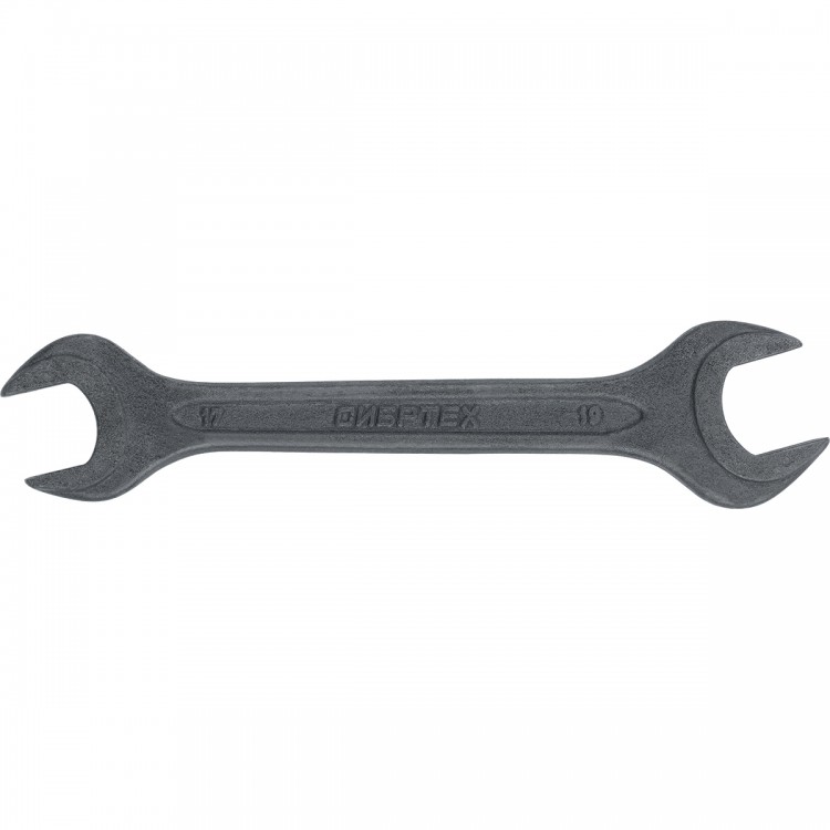 Ключ рожковый, 14 х 17 мм, CrV, фосфатированный, ГОСТ 2839 Сибртех (14327)