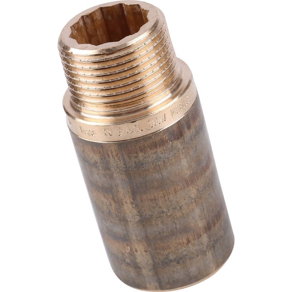 Удлинитель резьбовой 3/4" x 50 мм ВН бронза VIEGA (357252)