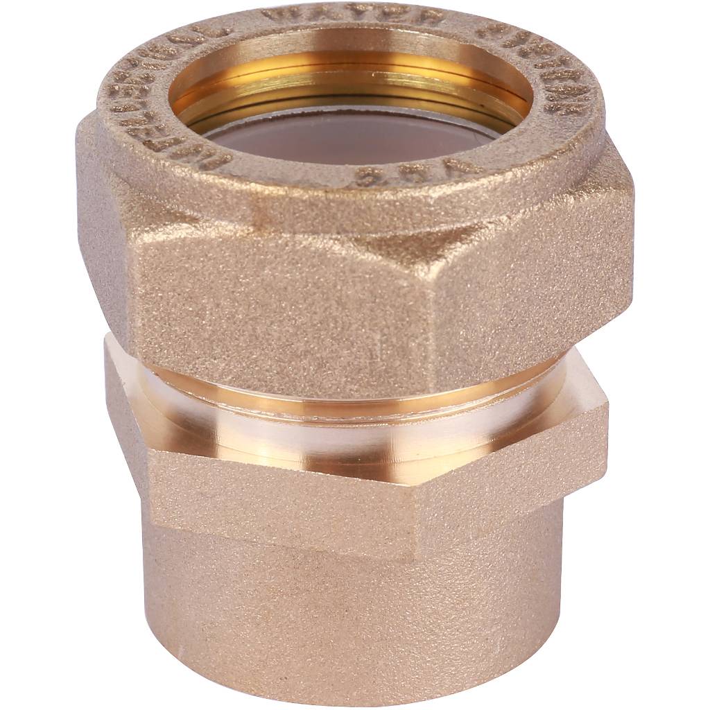 Муфта обжимная (ВР) 20 х 3/4" для стальных гофрированных труб Neptun (Stahlmann)