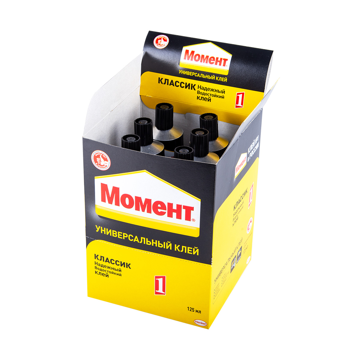 Клей момент 125 мл  в шоу-боксе (6/48)  хенкель