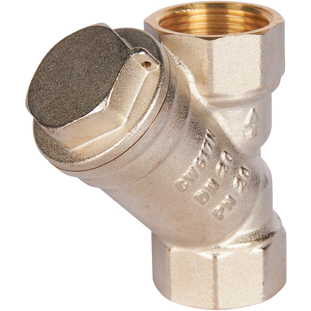 ROMMER 3/4" Фильтр грубой очистки косой 500 мкр.