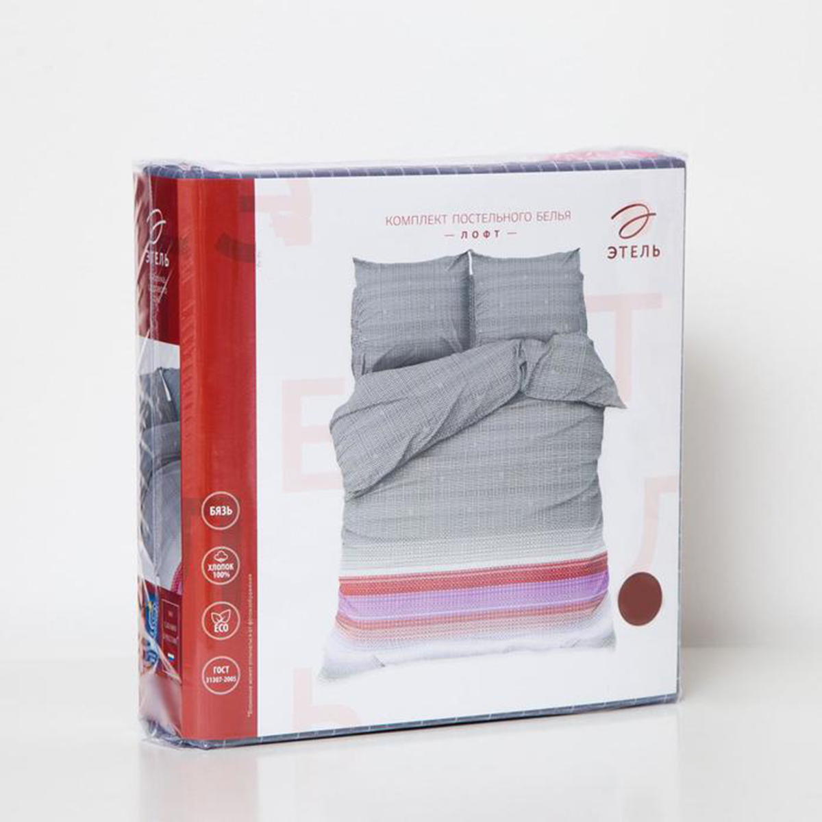 Постельное белье "этель" лофт 2 сп. (бязь) (1/6) 1225063
