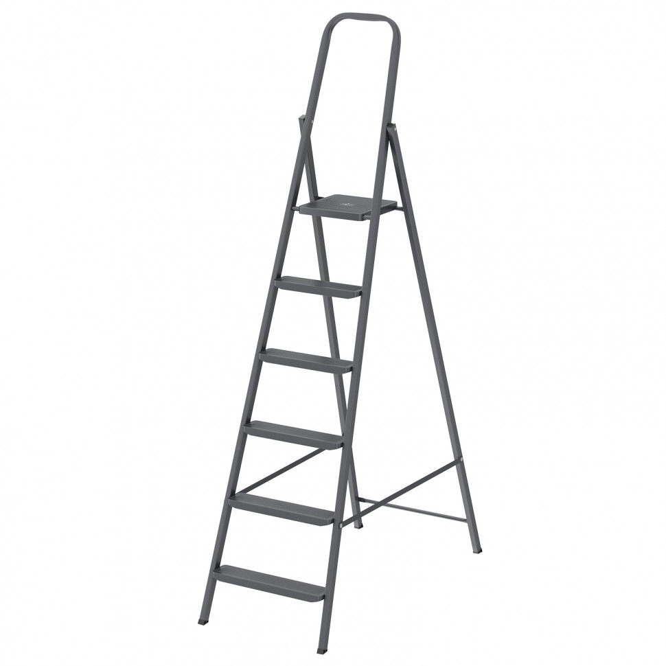 Стремянка 6 ступеней, компактная, стальная Сибртех (97946)