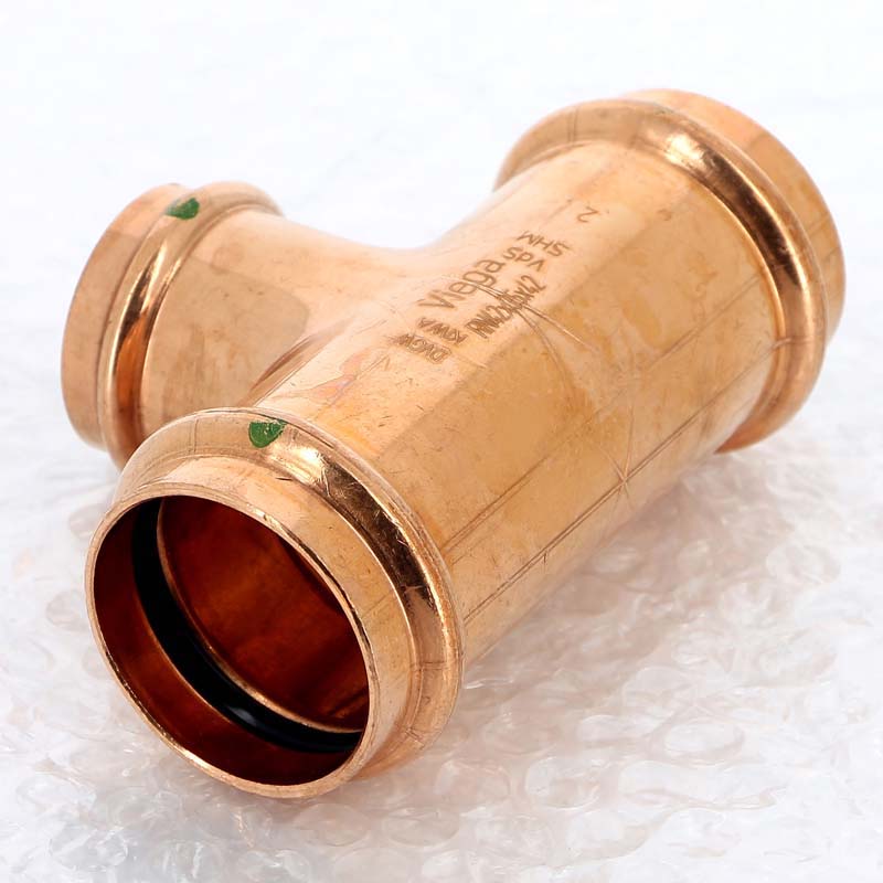 Тройник пресс медный Profipress VIEGA 42x35x42