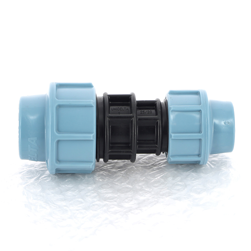 Муфта переходная 25 х 20 обжимная для ПНД труб UNIDELTA