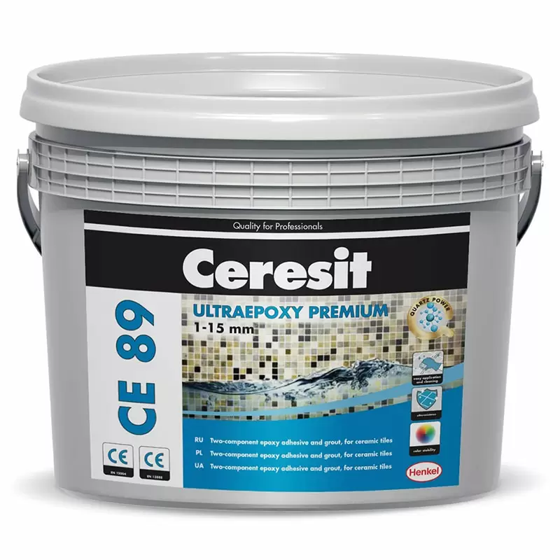 Ceresit Ultraepoxy Premium CE 89 / Церезит затирка двухкомпонентная эпоксидная для плитки