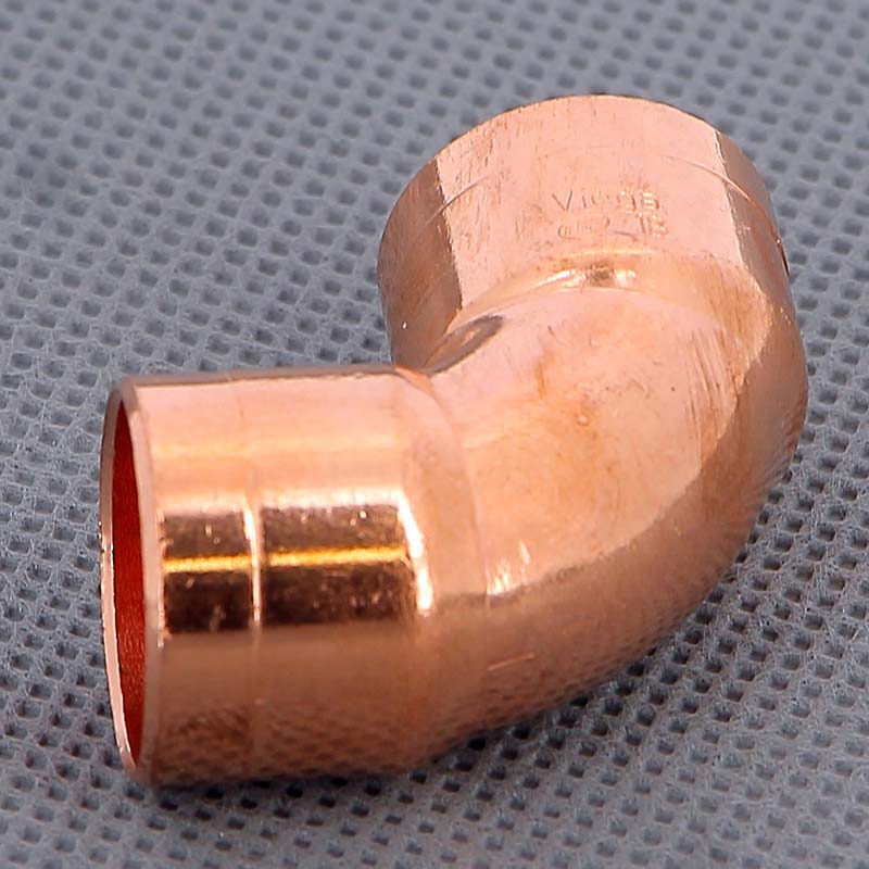 Угол двухраструбный 90° VIEGA пайка 18 мм медный