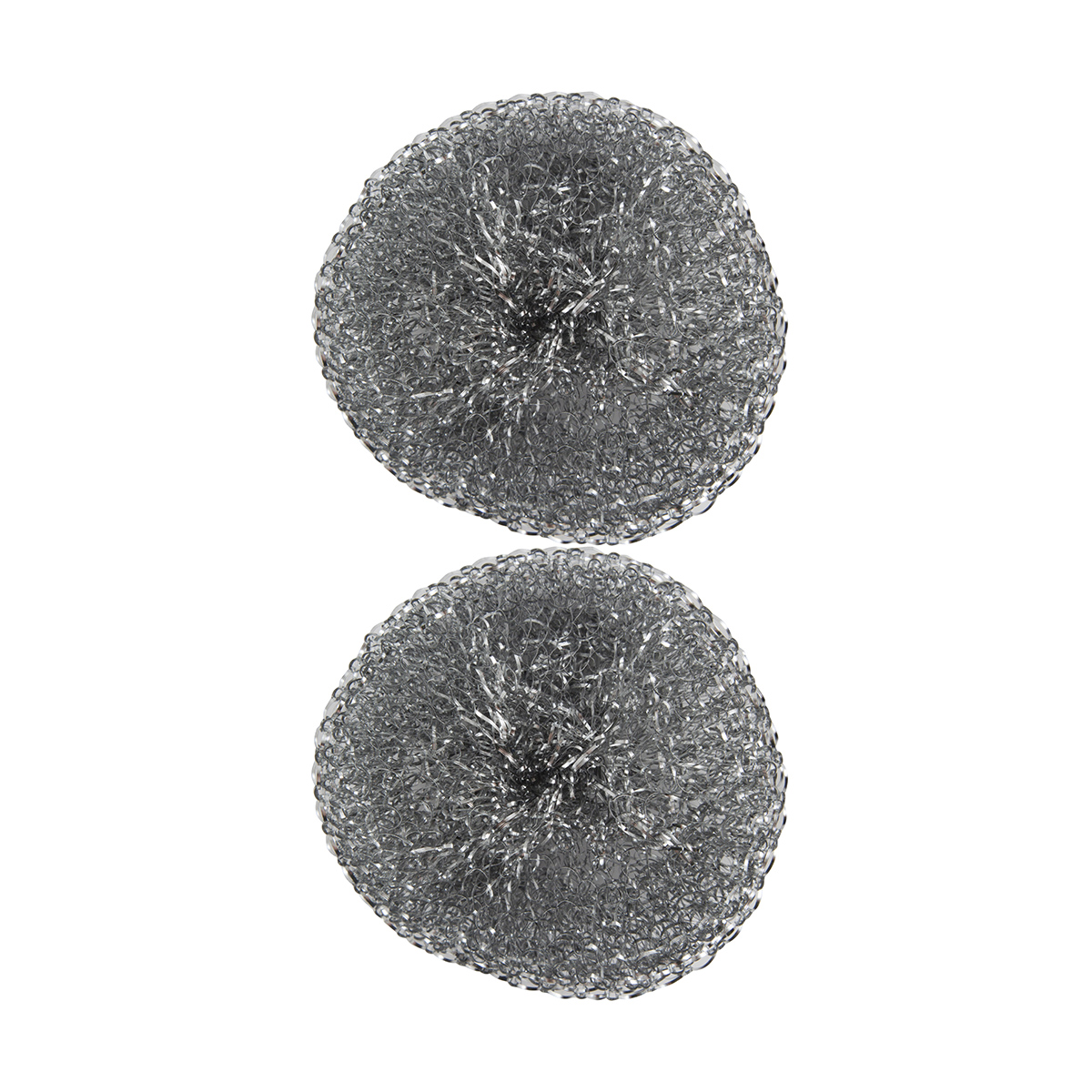 Мочалки для посуды металл. сетка упак. 2 шт. (1/50) "рыжий кот"