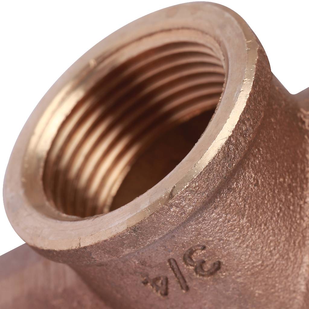 Тройник 28x3/4"x28 переходной под пайку с резьбой (ВР) SANHA бронза 141302834