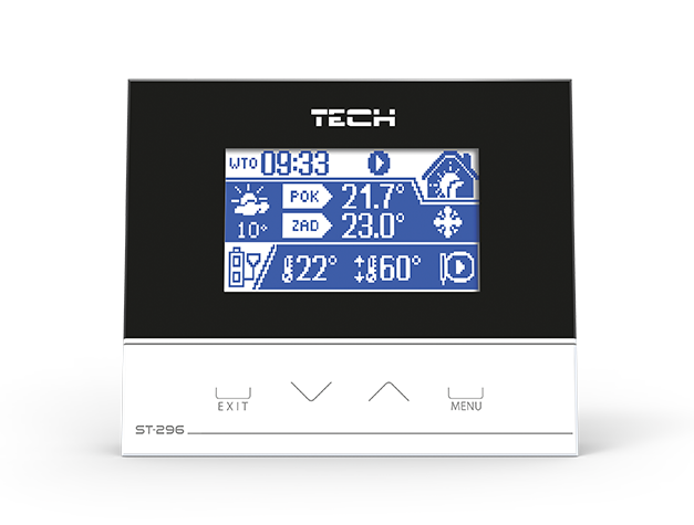 Комнатный терморегулятор со связью RS TECH