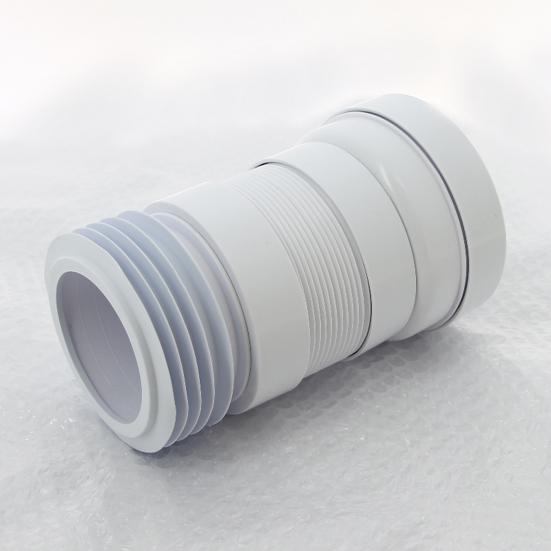 Труба McALPINE фановая L=200-330 мм гофр. с манжетой, вход 97-107 мм, выход внутрь 110 мм трубы