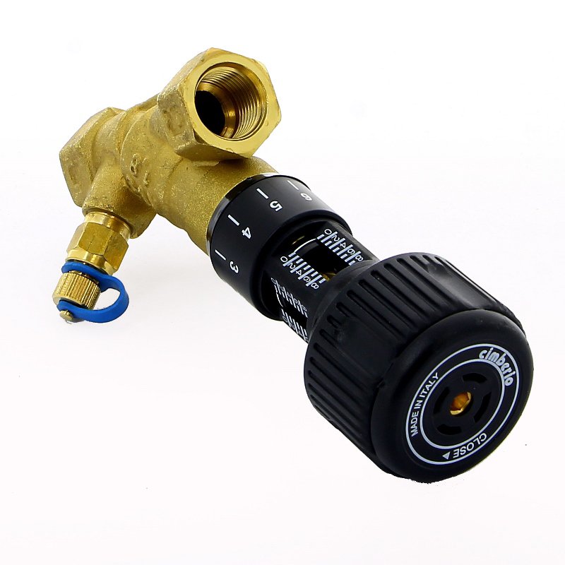 Клапан балансировочный CIM 747 ручной 1/2" В / DN 15 CIMBERIO Kvs1,7м3/час DZR -латунь