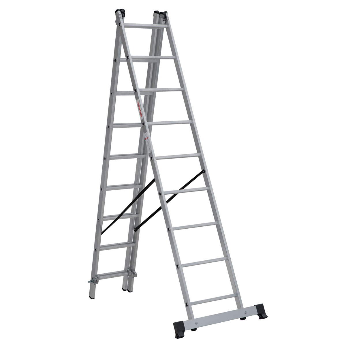 Лестница-стремянка 3 секции по  9 ступеней (1) "новая высота" nv-1230