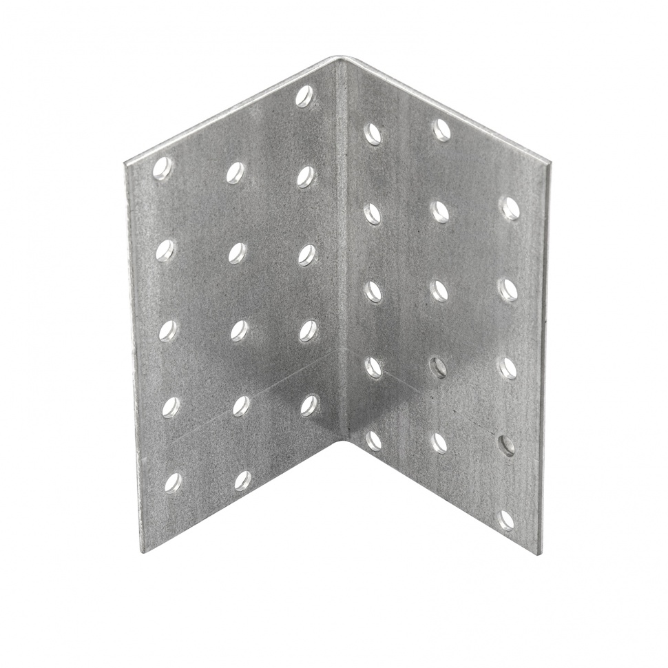 Крепежный уголок равносторонний 2 мм, KUR 60 x 60 x 100 мм Сибртех (46423)