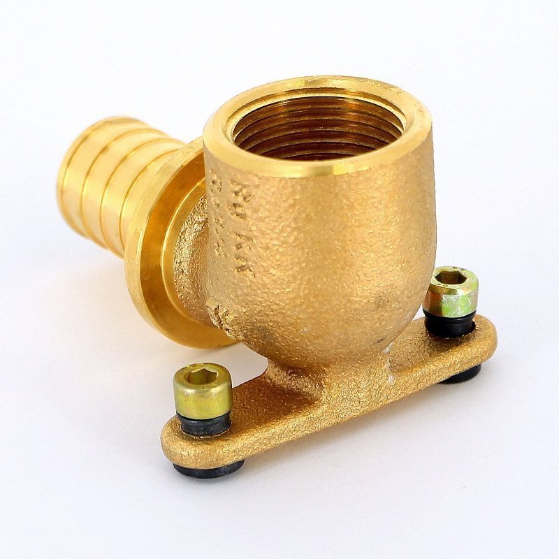 Водорозетка надвижная 25-Rp 3/4" REHAU RX корот. (бронза)