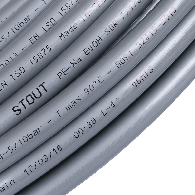 Труба из сшитого полиэтилена 16х2,2 (PEX-a) STOUT - 1 м. (бухта 240 м.)