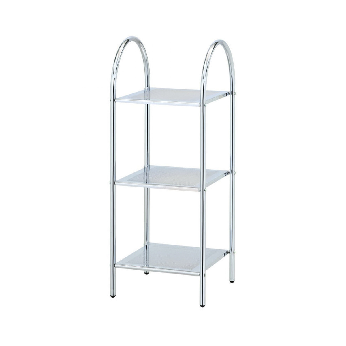 Этажерка 3 полки 34*37*87 см, хром. (1) "swensa" swfl-11