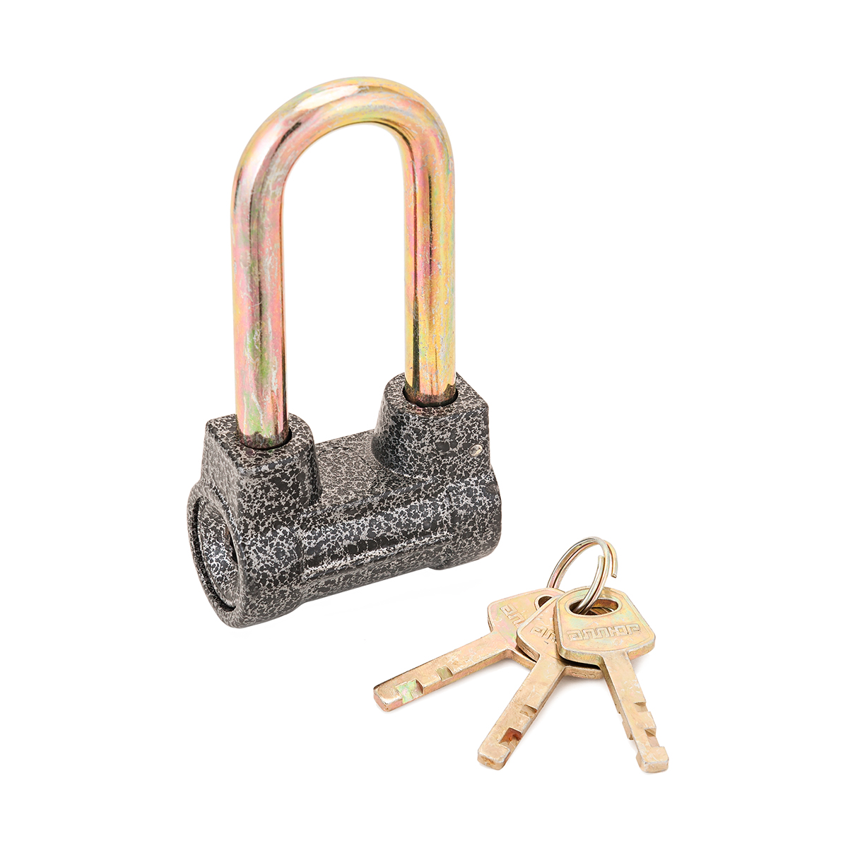 Замок навесной вс2-4-01с  10 мм (3 ключа, длинная дужка) (1/6/72) "аллюр"