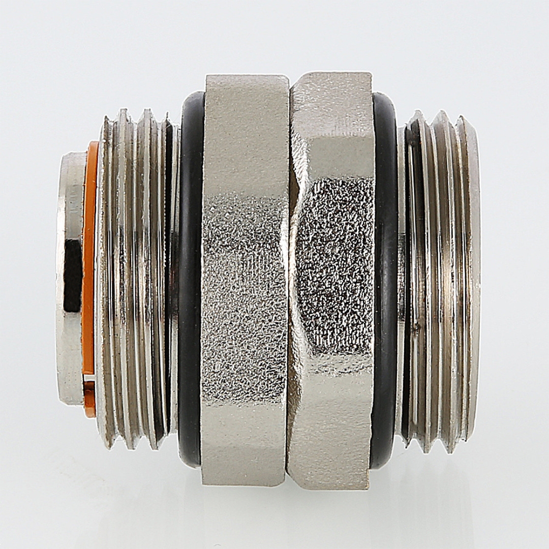 Сдвоенный ниппель (НР) 1"1/4 x 1"1/4 латунь VALTEC (VT.0606.0.07)