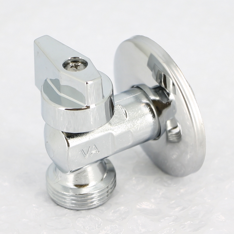 Кран шаровый угловой 1/2''х3/4" НН для подключения стиральных/посудомоечных машин с ро UNI-FITT хром